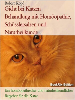 cover image of Gicht bei Katzen      Behandlung mit Homöopathie, Schüsslersalzen und Naturheilkunde